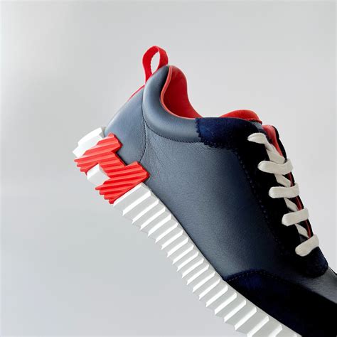 hermes bouncing sneaker blue|hermes sneakers men's.